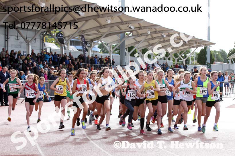 Girls under-15s Northern 6 and 4 Stage Road Relays. Photo: David T. Hewitson/Sports for All Pics